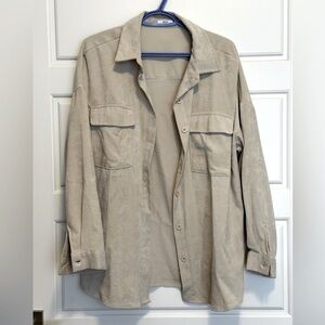 Corduroy Button Down Shirt